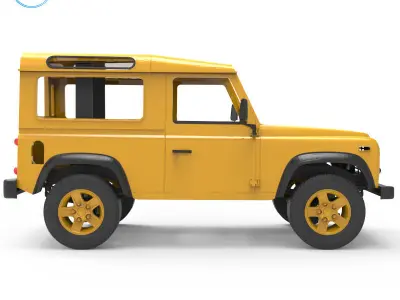Land Rover Defender 3D print model