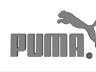 Puma Logo 3D print model