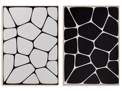 Abstract Painting Frame set 3D model 321
