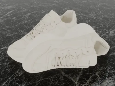 GUCCI RHYTON 3D SHOES Low-poly 3D model