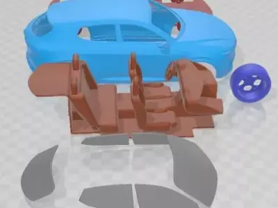 Alfa Romeo Tonale 2019 Printable Car 3D print model