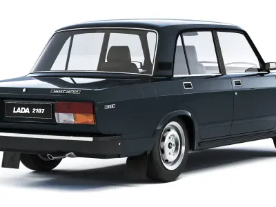 VAZ Lada 2107 1982 3D model