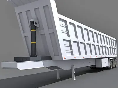 Dump Trailer 05 3D model