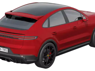 Porsche Cayenne Coupe GTS 2025 3D model