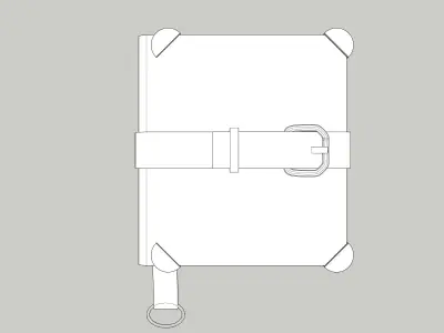 Simple Book Free low-poly 3D model