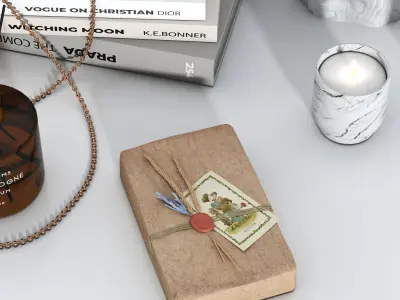 Decorative set 10 3D model