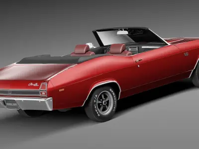 Chevrolet Chevelle SS convertible CG 1969 3D model