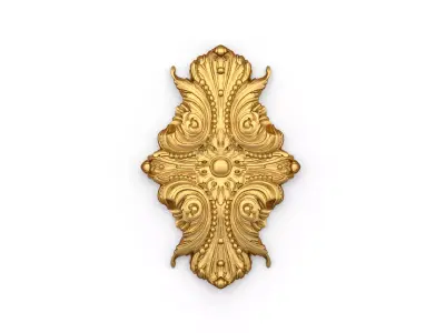 Classic decor ornament 295 3D model