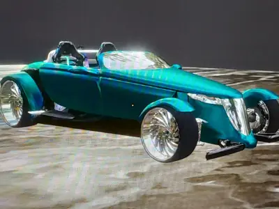 CUSTOM PLYMOTH PROWLER 3D model