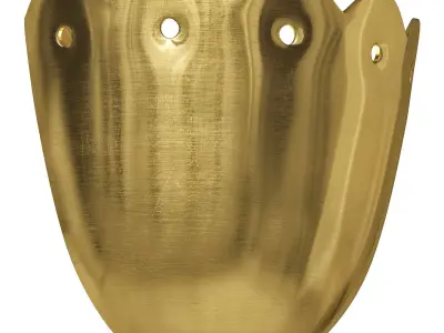 Huey light sconce Tulip 3D model