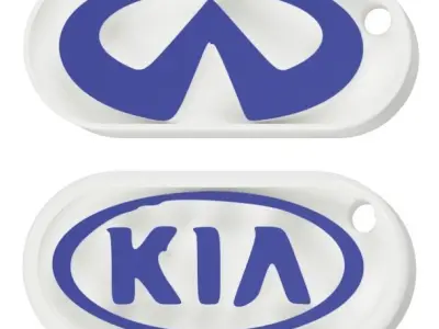 Car logos Kechain 3D print model