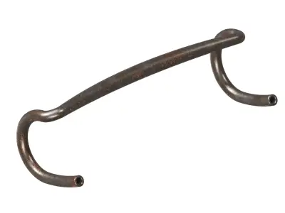 Rusty HandleBar Low-poly 3D model