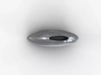 Aluminium Vase M Low-poly 3D model