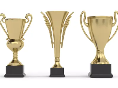 Trophy Cups 3D model 74