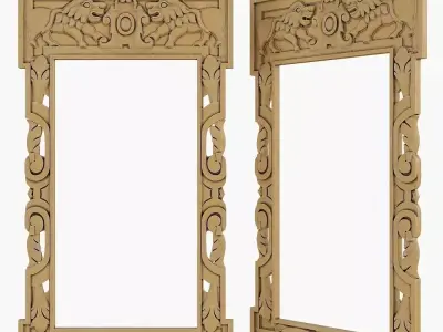 Gothic frame cnc 3D model