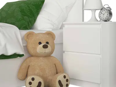 Universal children room Green 3D model