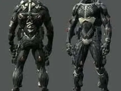 NANO SUIT - 2 from Crysis 3 Low-poly 3D model