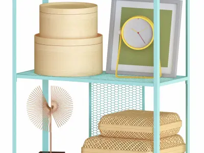 BAGGEBO Shelving unit 3D model