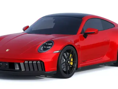 Porsche 911 Carrera 4 GTS 2025 3D model