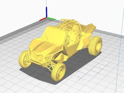 3D printable and realistic Buggy model 3D print model