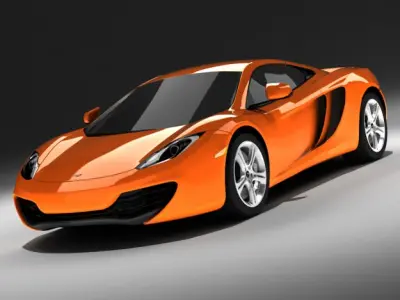 MCLAREN MP4-12 STD MAT 3D model
