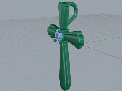 Cross Pendant 7018 3D print model