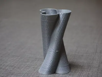 Twisted Tubes Vase Free 3D print model