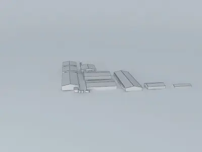 P26O and IPS Logistics Warehouses Free 3D model