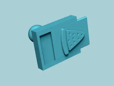 Stamp 45 - Watermelon - Fondant Decoration Maker Toy 3D print model