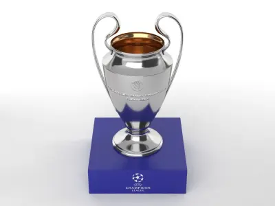 Champions League Trophy 3D model