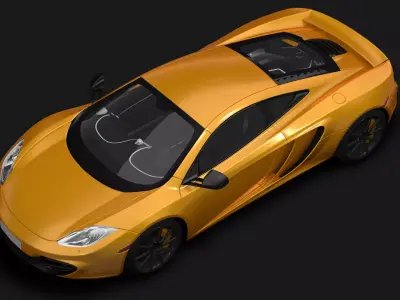 McLaren Mp4 12c 3D model