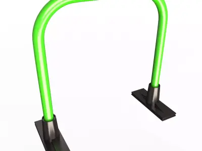 Soccer Training Passing Arc model Low-poly 3D model