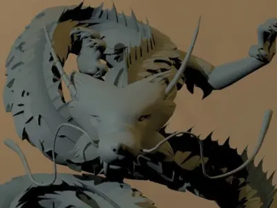 Hound Dragon 3D model