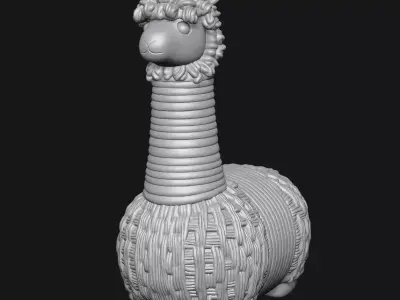 Alpaca 3D print model
