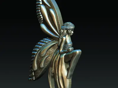 FAIRY OF LUCK  3D print model