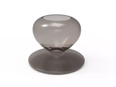 Empty Flower Vase Low-poly 3D model