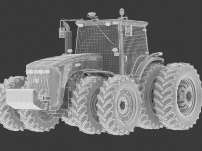 John Deere 8530 Wheel Tractor 3D model