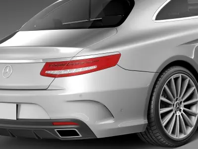Mercedes-Benz S-Class Coupe 2015 3D model