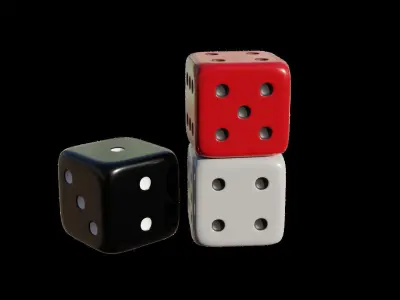 Gaming Dice Free 3D model