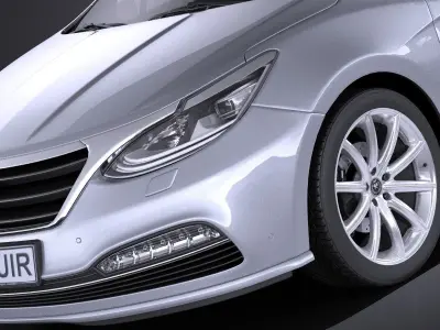 Generic Hatchback v3 2016 VRAY 3D model