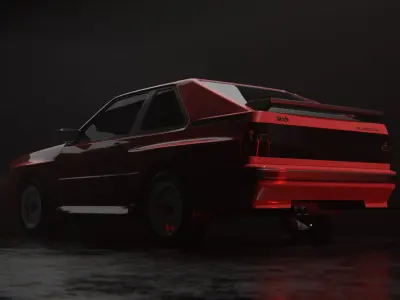 Vintage car C 3D model