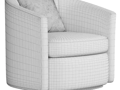 Elizabeth Swivel Chair 3D model