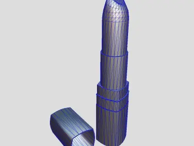 Lipstick Low-poly 3D model