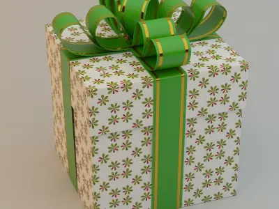 Gift Box Present box Collection 3D model
