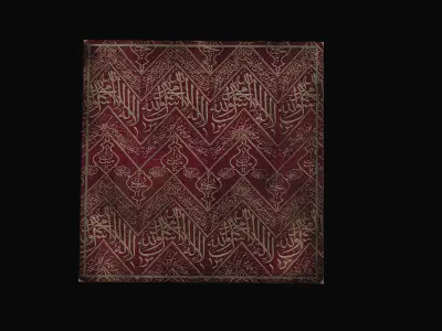 Arab Carpet Rug Low-poly 3D model
