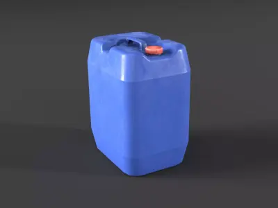 Plastic Water Gallon Low-poly 3D model