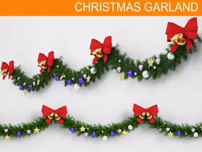 Christmas Garland  3D model
