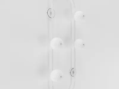 Luxury Nordic Glass Ball -  Wall ligth 3D model