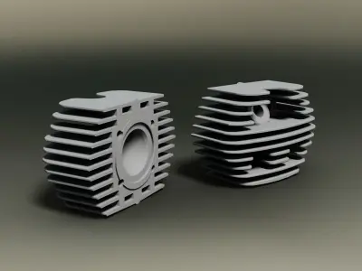 Engine Jawa 50 23 pioneer 3D model