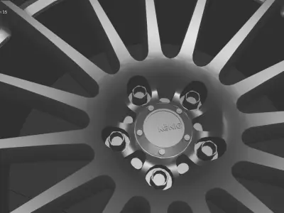 Konig Rennform Wheels 3D Print Ready Rims 3D print model